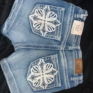 Women's Blue Denim Shorts